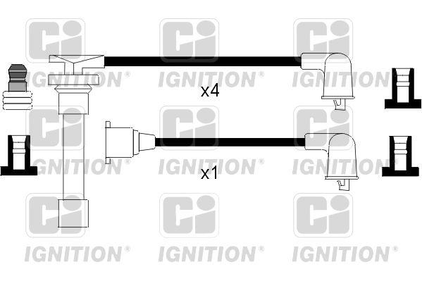 QUINTON HAZELL Süütesüsteemikomplekt XC1109